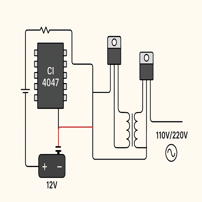 COMO MONTAR UM INVERSOR CASEIRO