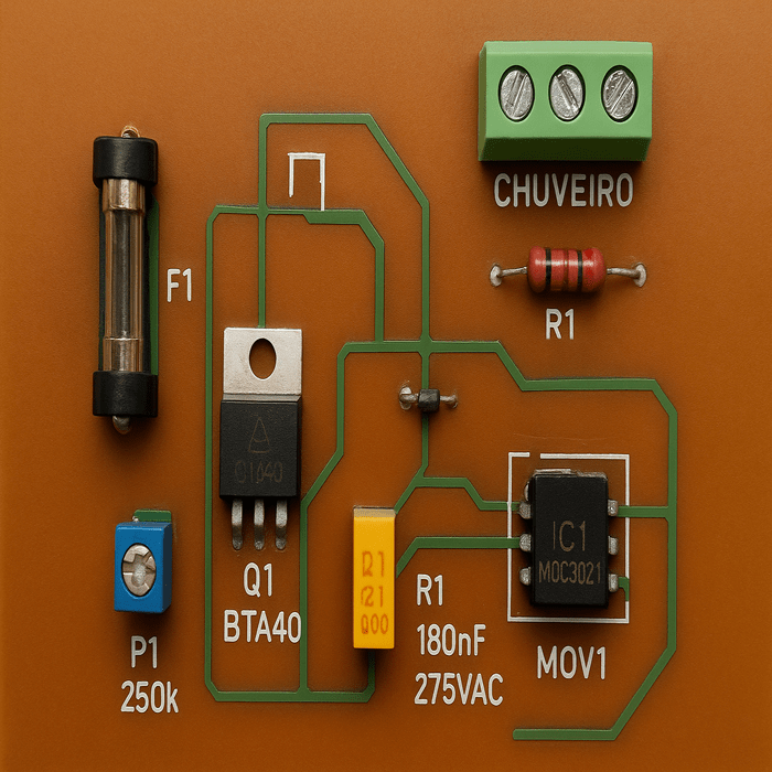 Projeto Regulador Eletrônico para Chuveiro